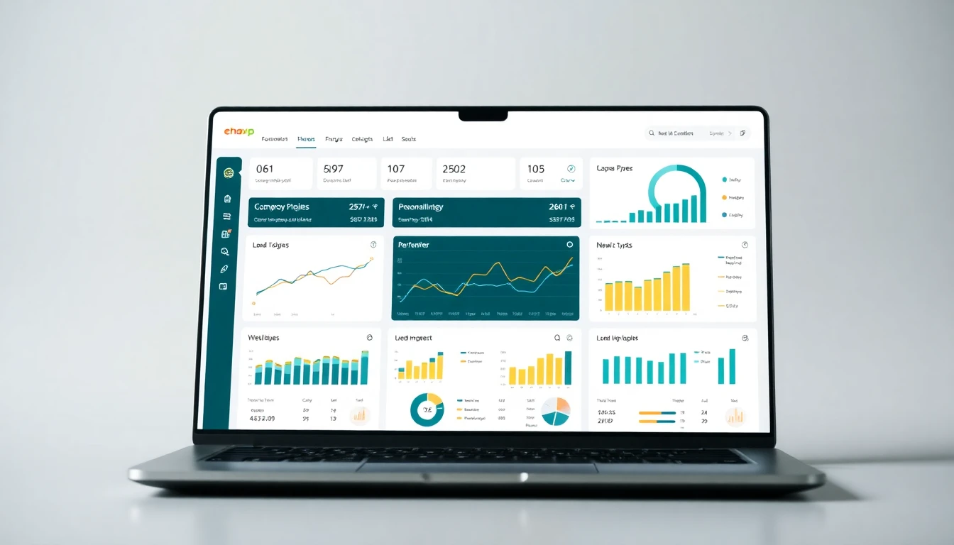 Panel de analítica de marketing digital